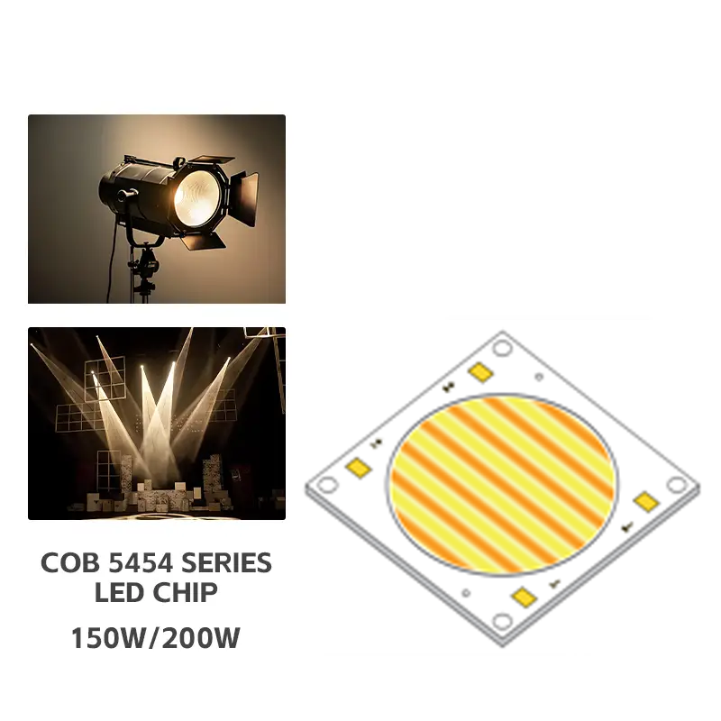 5454双色COB  正白暖白高显