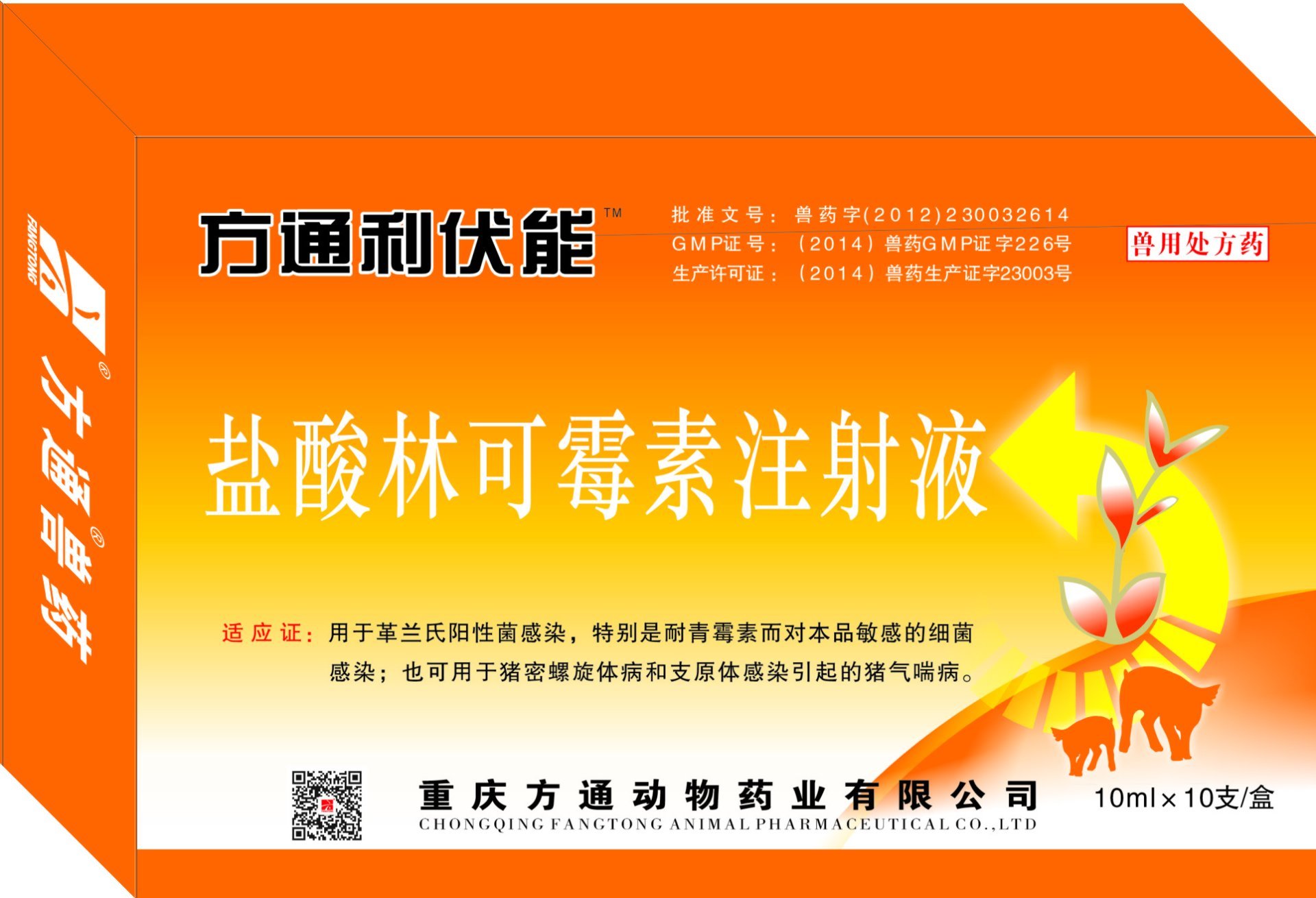 方通利伏能 —鹽酸林可霉素注射液