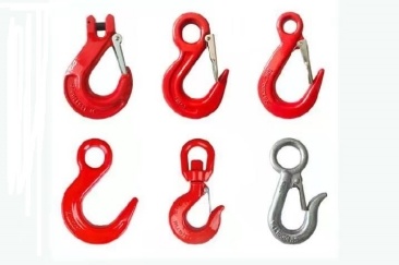 G80 high strength forged alloy steel safety loaded eye type hook /latch kit for sling hook