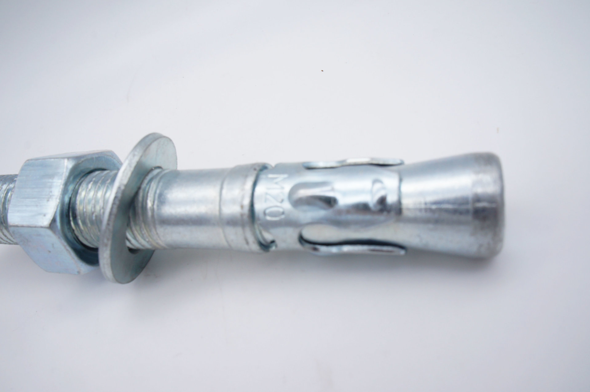 Custom M6-M24 Wedge Metal Anchor Bolts , Steel Zinc Plated Wall Anchor Bolts