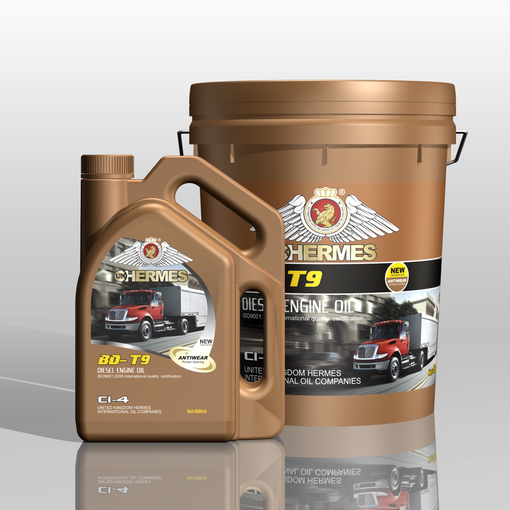 BD-T9 synthetic supercharged diesel engine oil (CI-4) BD-T9 synthetic supercharged diesel engine oil (CI-4)