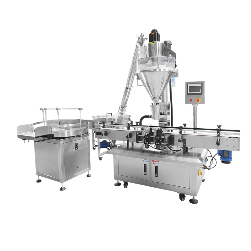 Seasoning powder filling lines