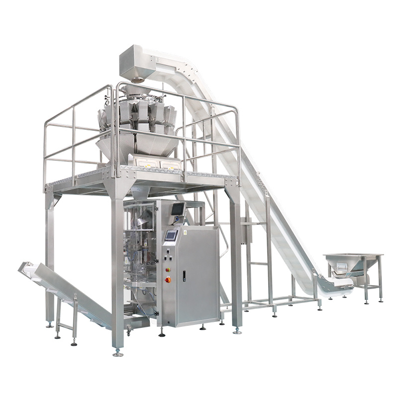 Climbing and loading vertical packaging machine