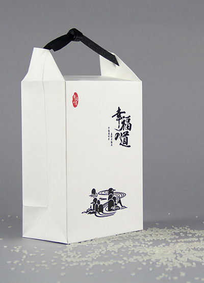 大米包装袋、米袋设计，创意食品纸袋厂家