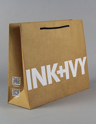 INK+IVY牛皮纸袋、服装手提袋、家居用品包装袋定做