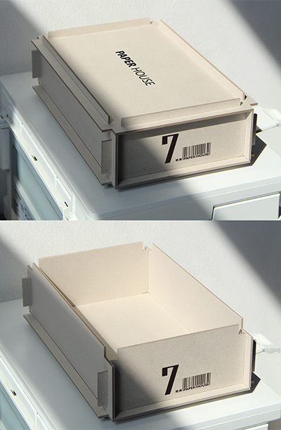 simple folding box, grey board paper box, mortise-tenon connection box, saving shipping cost