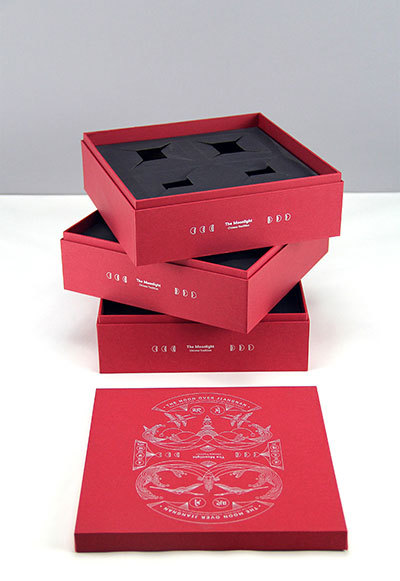  Custom Design Moon Cake Paper Packaging gift Mooncake Box 
