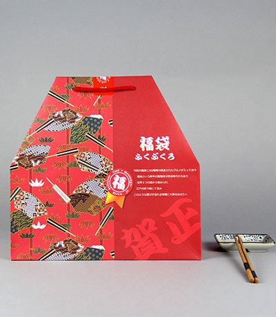 Creative Kraft Carton Customized japan paper bag lucky bag