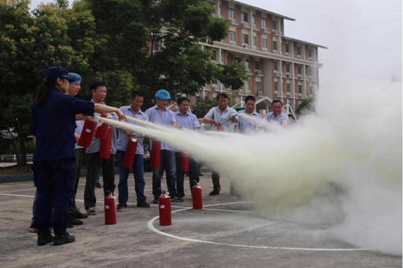 2021 Jinchun Stock fire safety knowledge training and drill