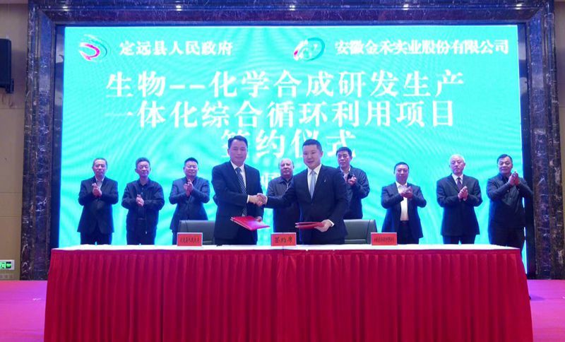 [Deepening cooperation and writing a new chapter] Jinhe Industry and Dingyuan County People's Government held the signing ceremony of "Jinhe Industry Dingyuan County Phase II Project"