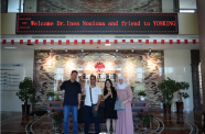 Algerian client Dr. Ines visits and inspects with its partners