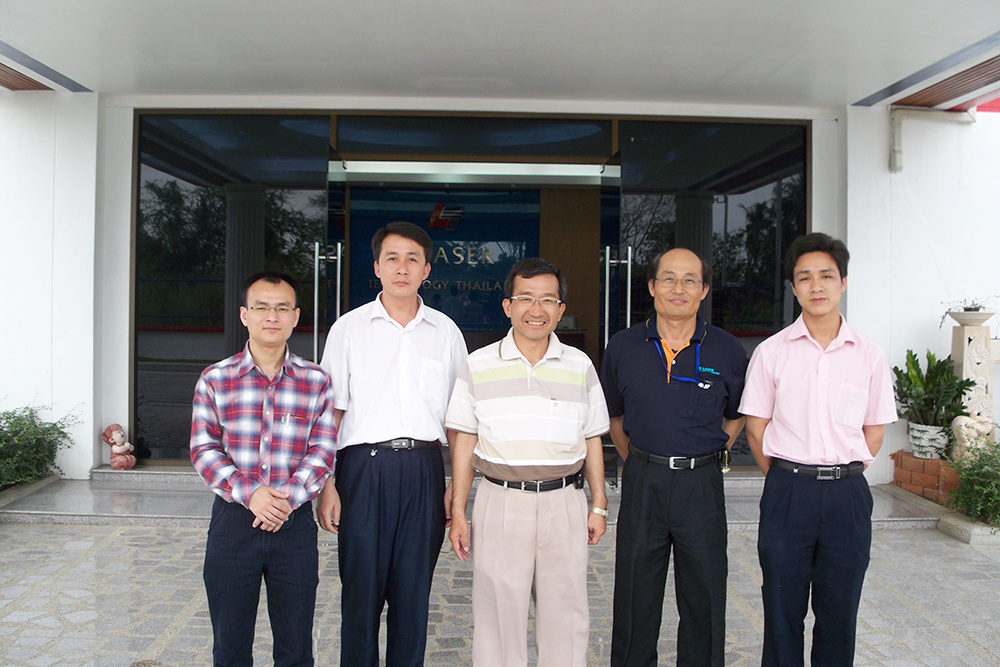 Our senior visit to Thailand customers