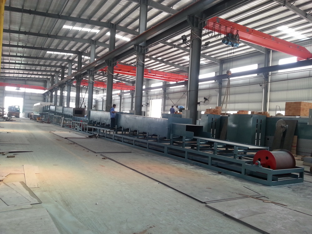 Bright annealing production line for stainless steel kitchenware