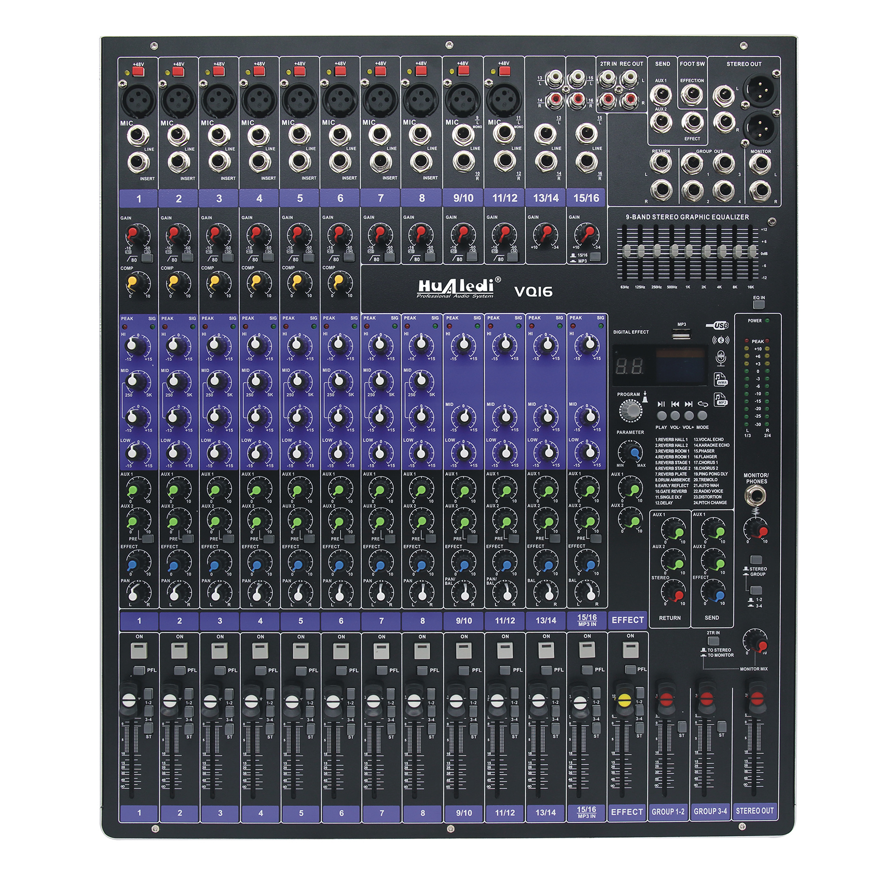 16 channels mixing console NEW conference room
