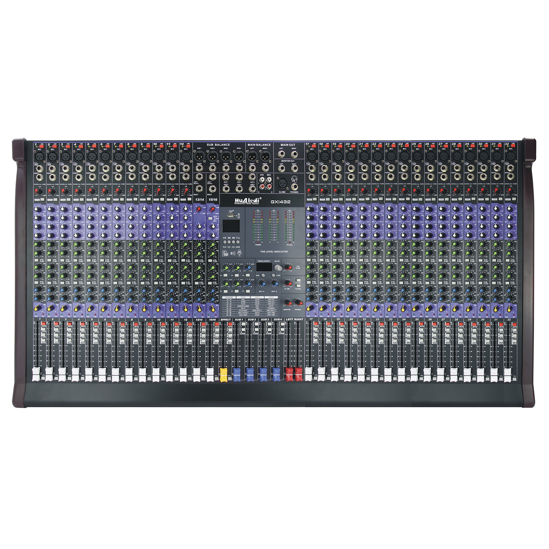 32 channels mixing console vocal concert