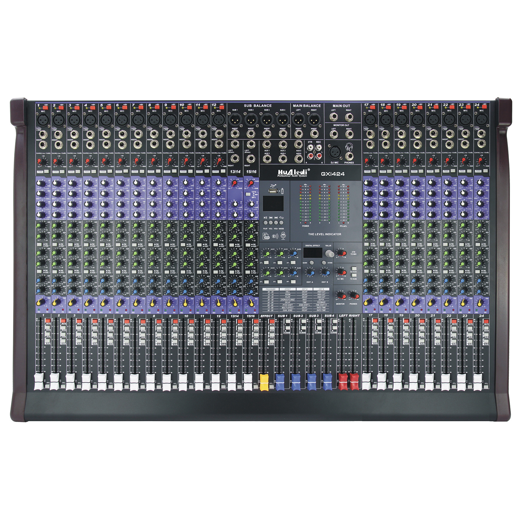24 channels mixing console ktv