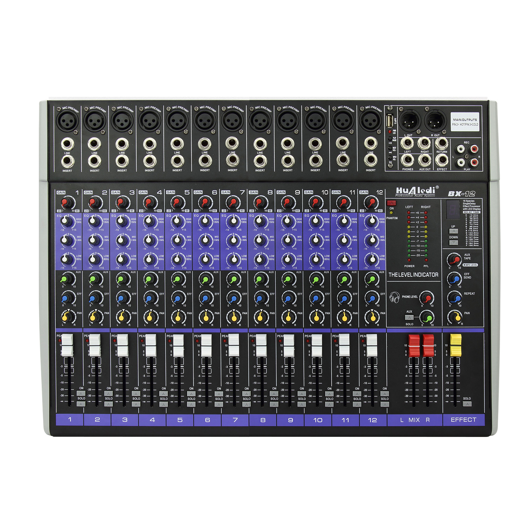 12 channels audio mixer Conference Room