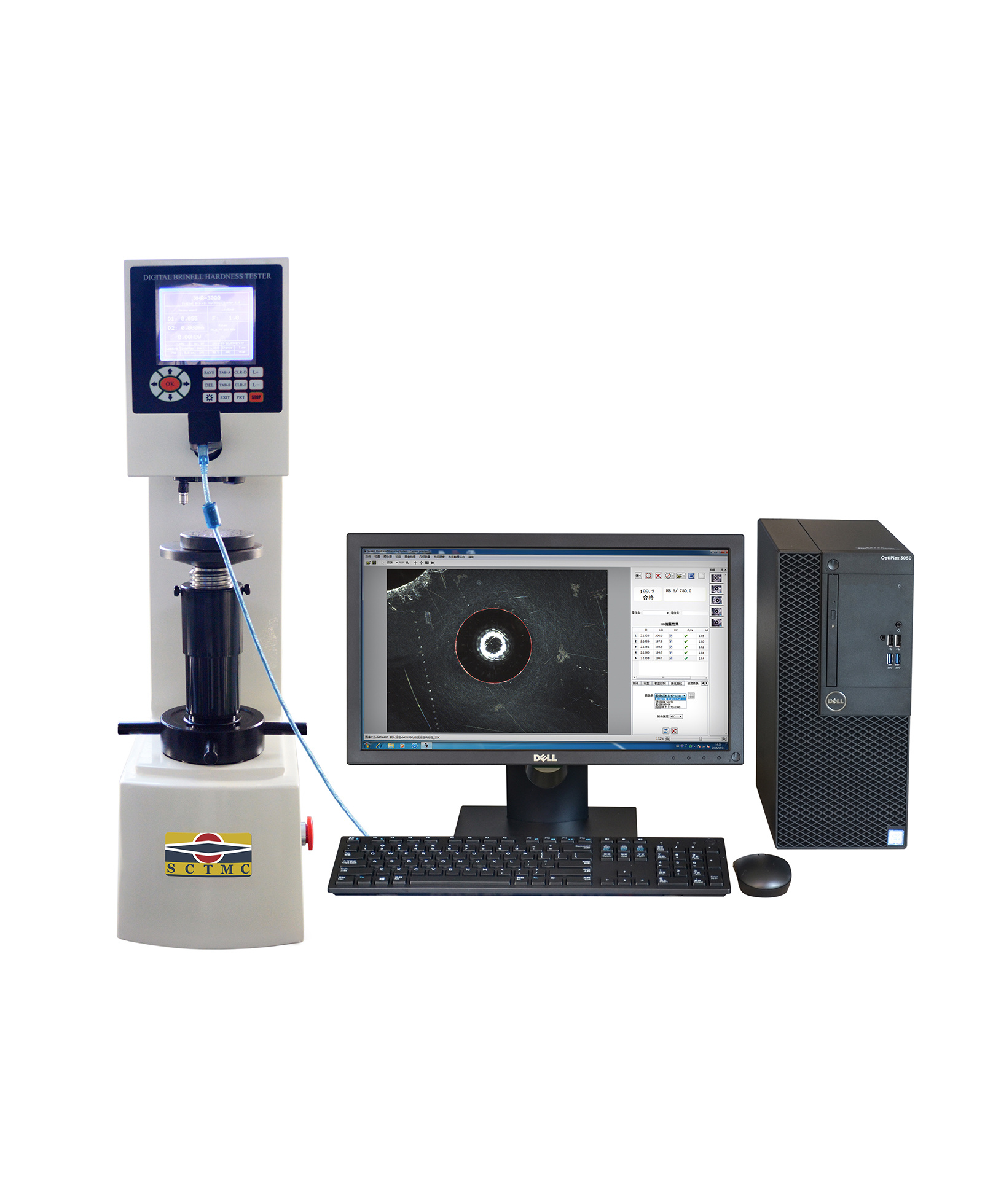 Brinell CCD Image Automatic Measuring System