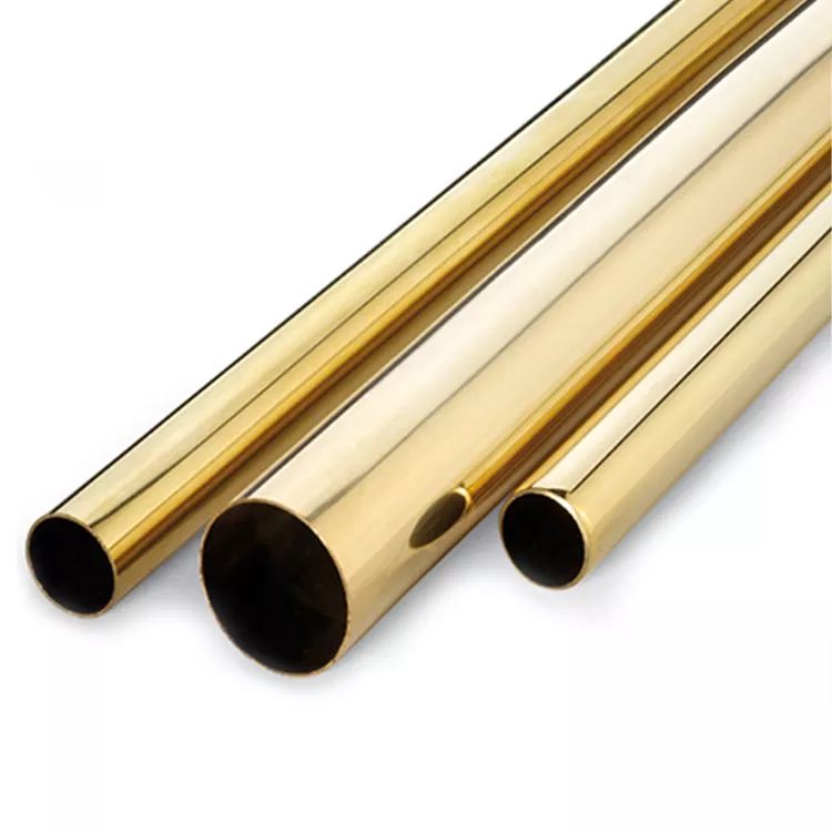 Inox 201 304 316 golden stainless steel pipe/gold tube from China