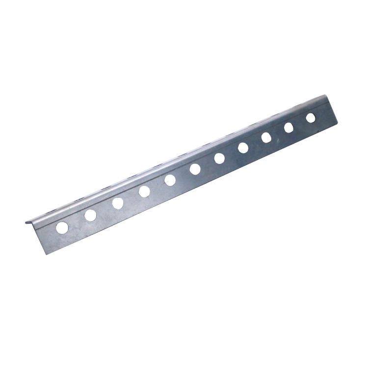 Metal galvanized steel perforated slotted angle bar for garage door