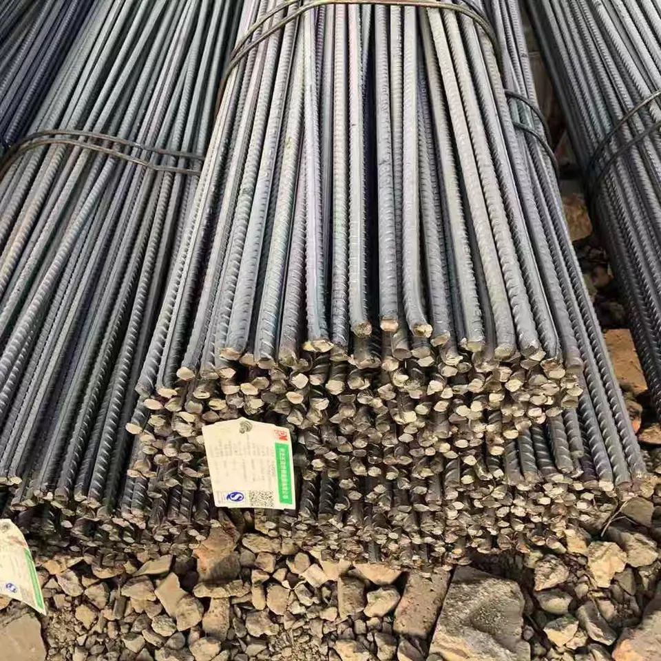 Rebar Hrb 355 Hrb400 Hrb500 8mm 10mm 12mm 14mm 16mm cement iron rod Reinforcing Deformed rebar Steel Bars rod