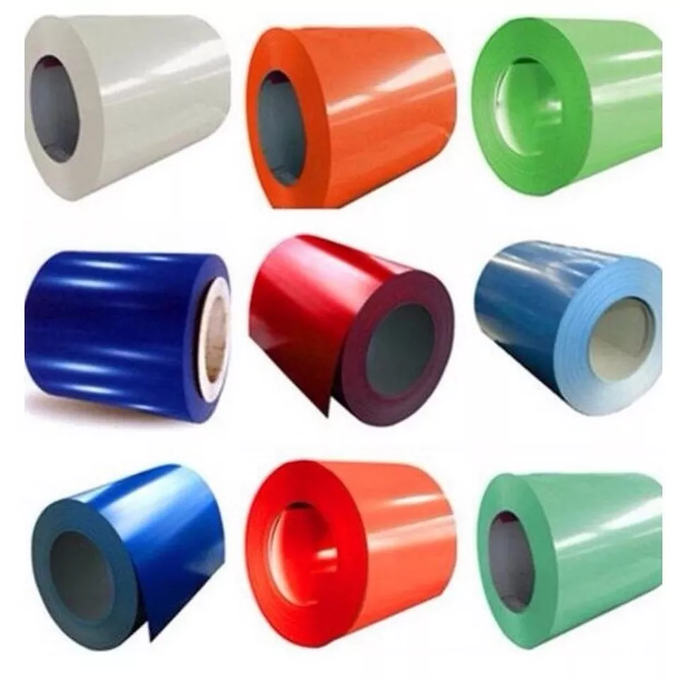 China factory double coated color painted metal roll paint galvanized zinc coating ppgi ppgl steel coil