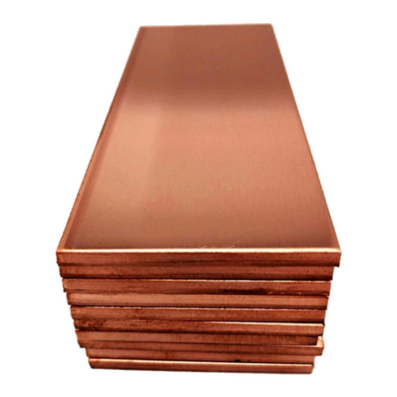 Wholesale Sales Copper Cathodes Plates 3mm 5mm 20mm thickness 99.99% Copper Sheet T2 4x8ft copper supplier