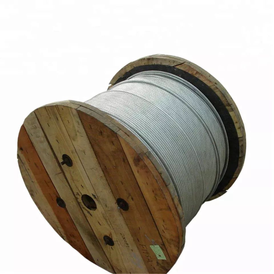 1/8" to 5/8" ASTM A 475 Standard Stay Wire 1x19/1x7 Galvanized Steel Wire Strand