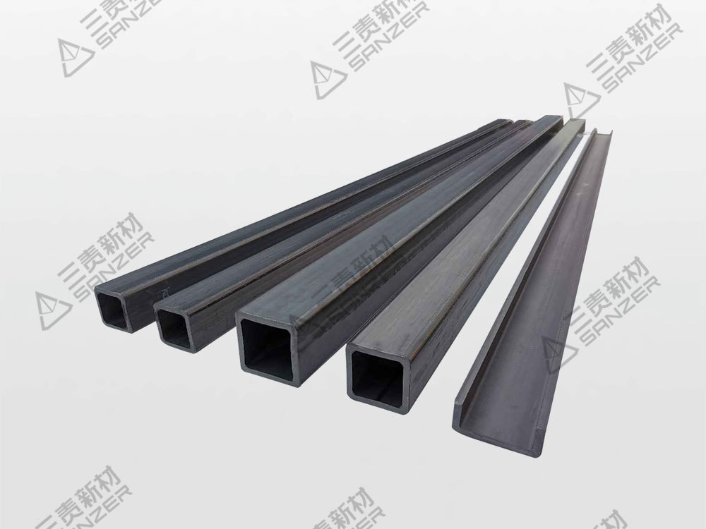 CORESIC® SE silicon carbide square beams and half-open square beams