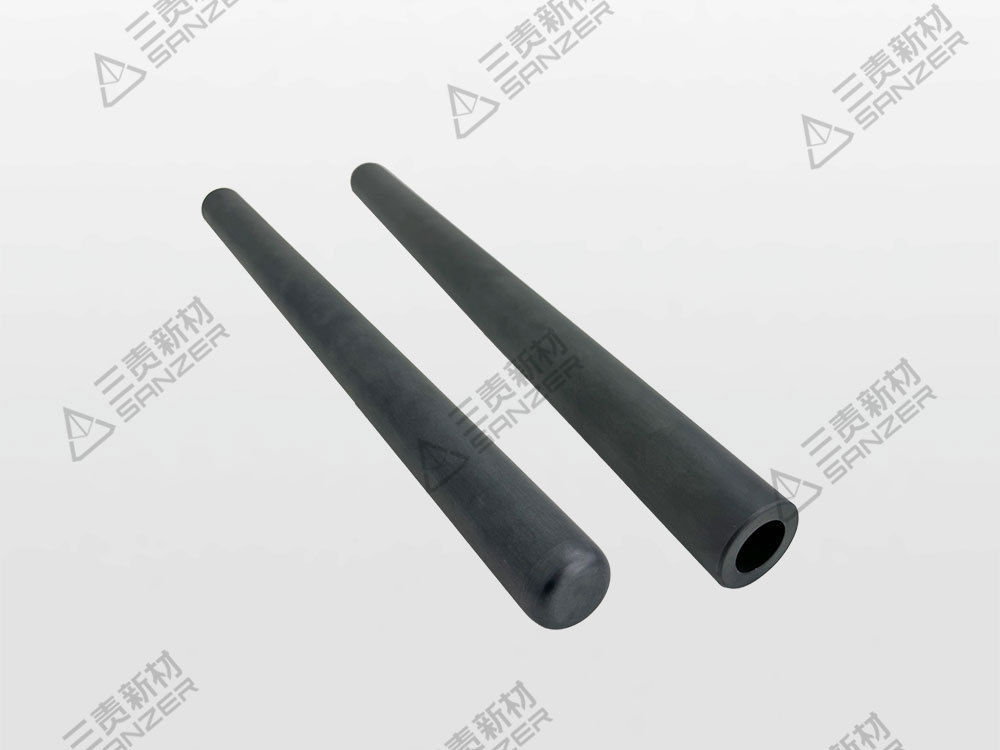 Silicon carbide heating element protection tube