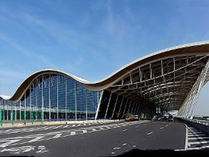 The pudong airport