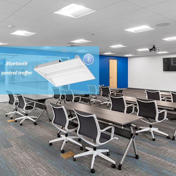 Bluetooth control office lighting troffer