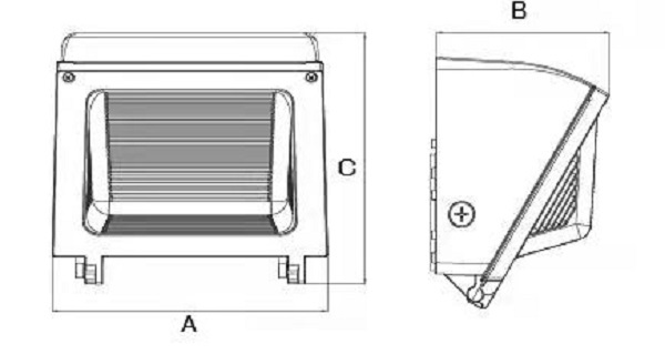 Intelligent Outdoor Wall Pack Light