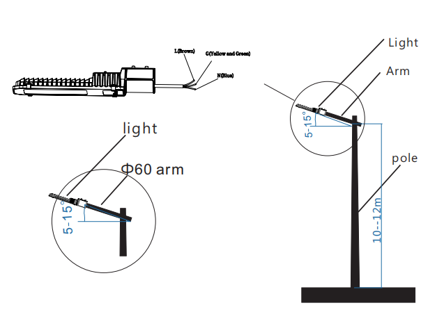 IP65 popular LED street light