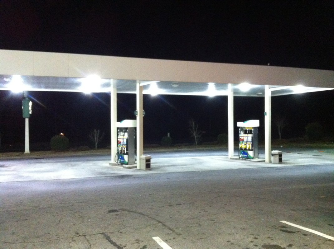 LED canopy gas station light