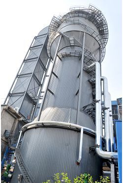山東宏達(dá)電廠440t/h脫硫濕電工程
