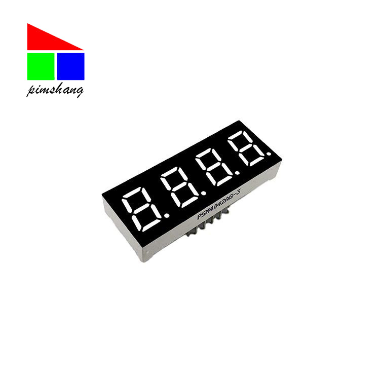 High quality factory price 0.4 inch 4 bit 7 segment digital tube for oven or hygrometer display