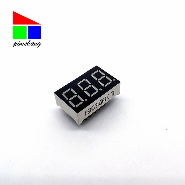 Inexpensive and quality stable 3 digits 0.36 inch 7 segment indoor LED display are suitable for home appliance display