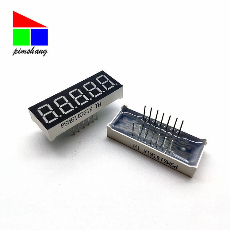 5 digit 7segment 0.36 inch led display