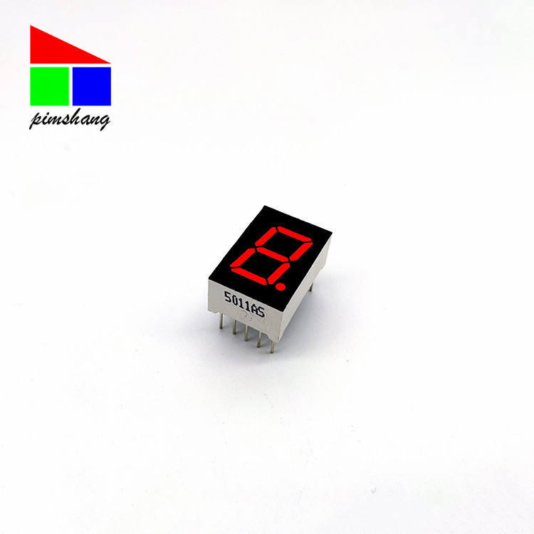1 digit 7 segment high brightness blue ray 0.5 inch digital tube