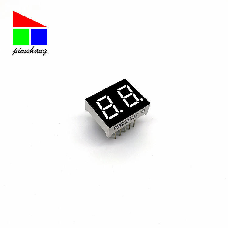 0.36 inch 7 segments led display 2 digits Indoor use full color