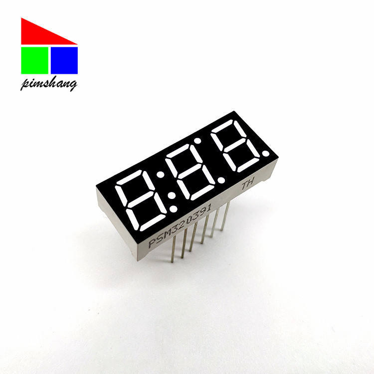 Super Bright Red 0.39 inch 3 Digits 7 Segment LED Display