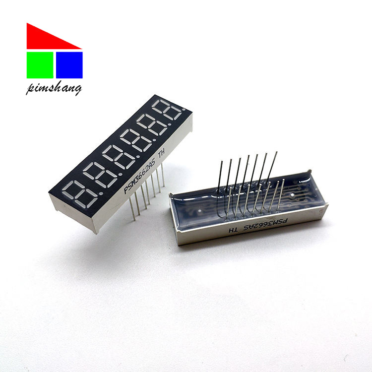 Manufacturer Ultra bright red light 0.36 inch 6 digit 7 led segment display