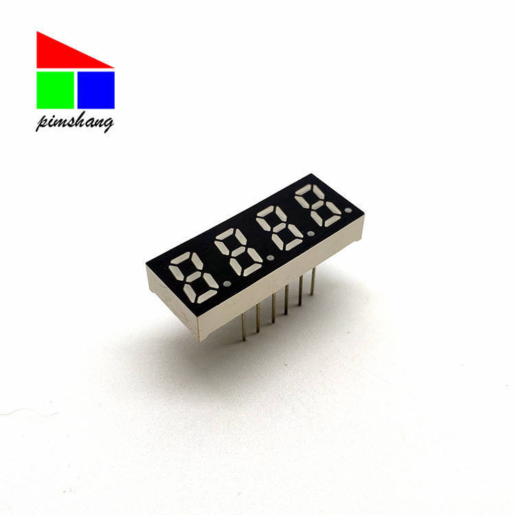 Red 4 bit 0.32 inch digital tube for instrumentation