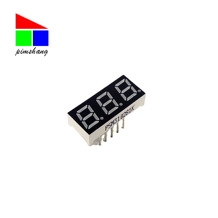 Super Bright 0.28 inch Three Digits 7 Segment Indoor LED Display