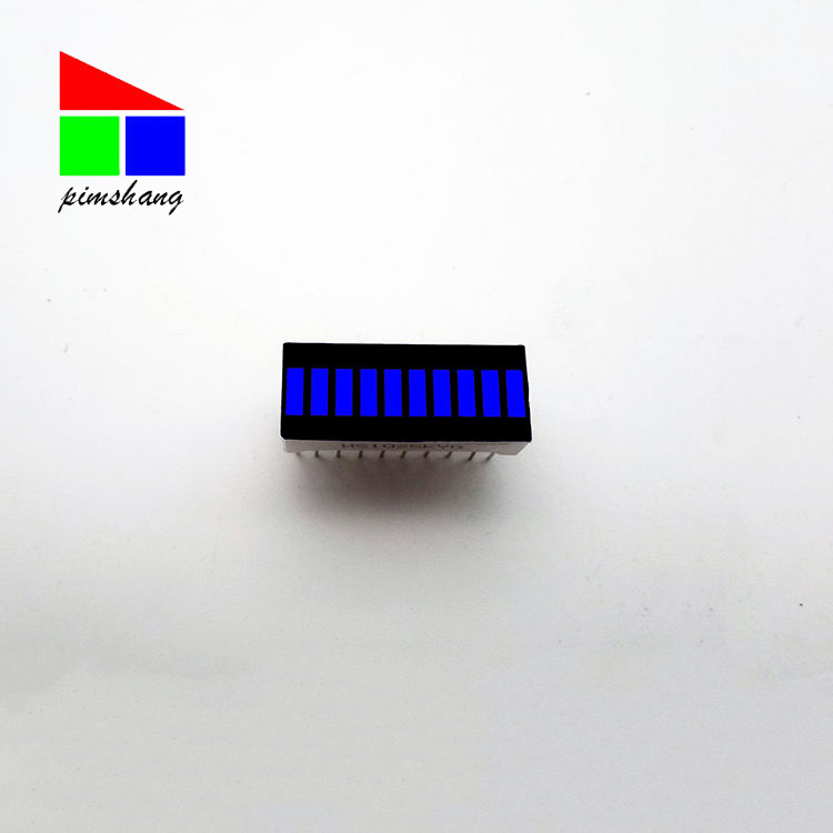 Red/yellow/blue and other colors of ten segment LED display
