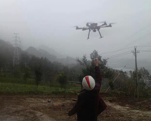 無人機(jī)電力放線
