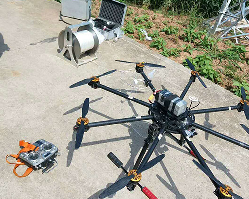 無人機電力放線