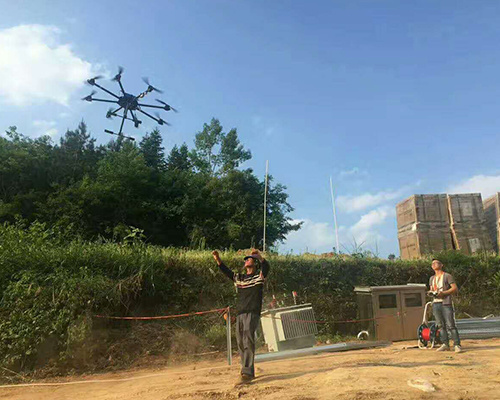 無人機電力放線