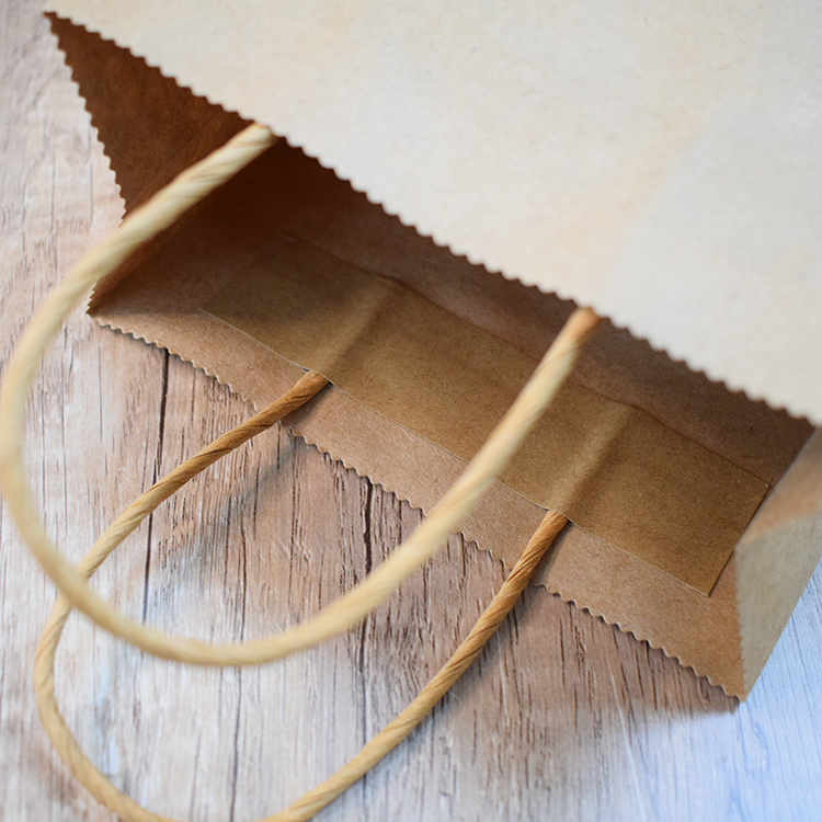 Kraft Paper Takeaway Bag